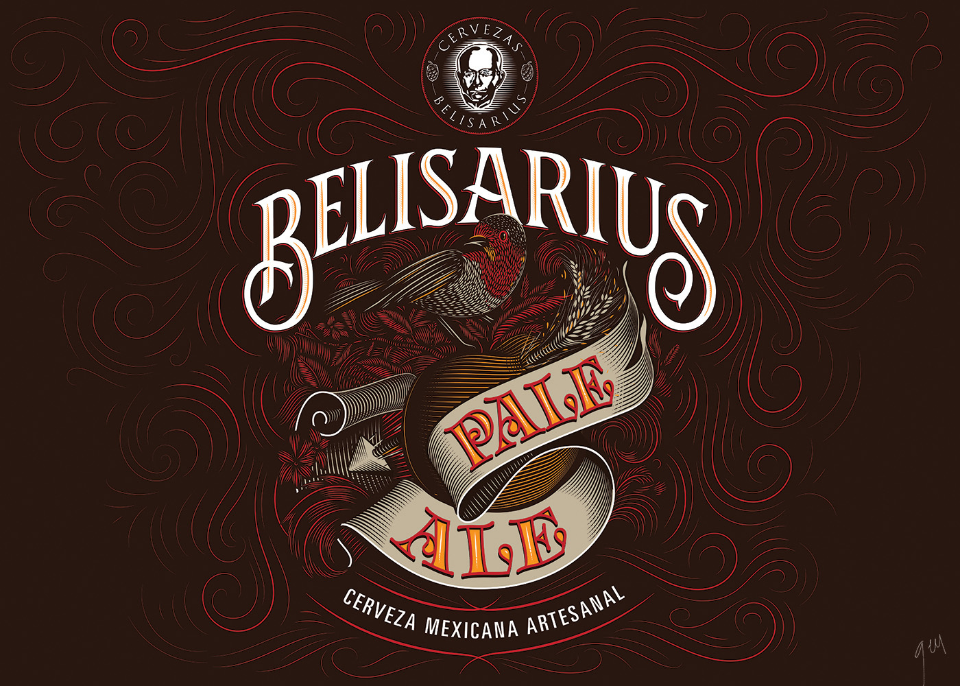 Belisarius Pale Ale label