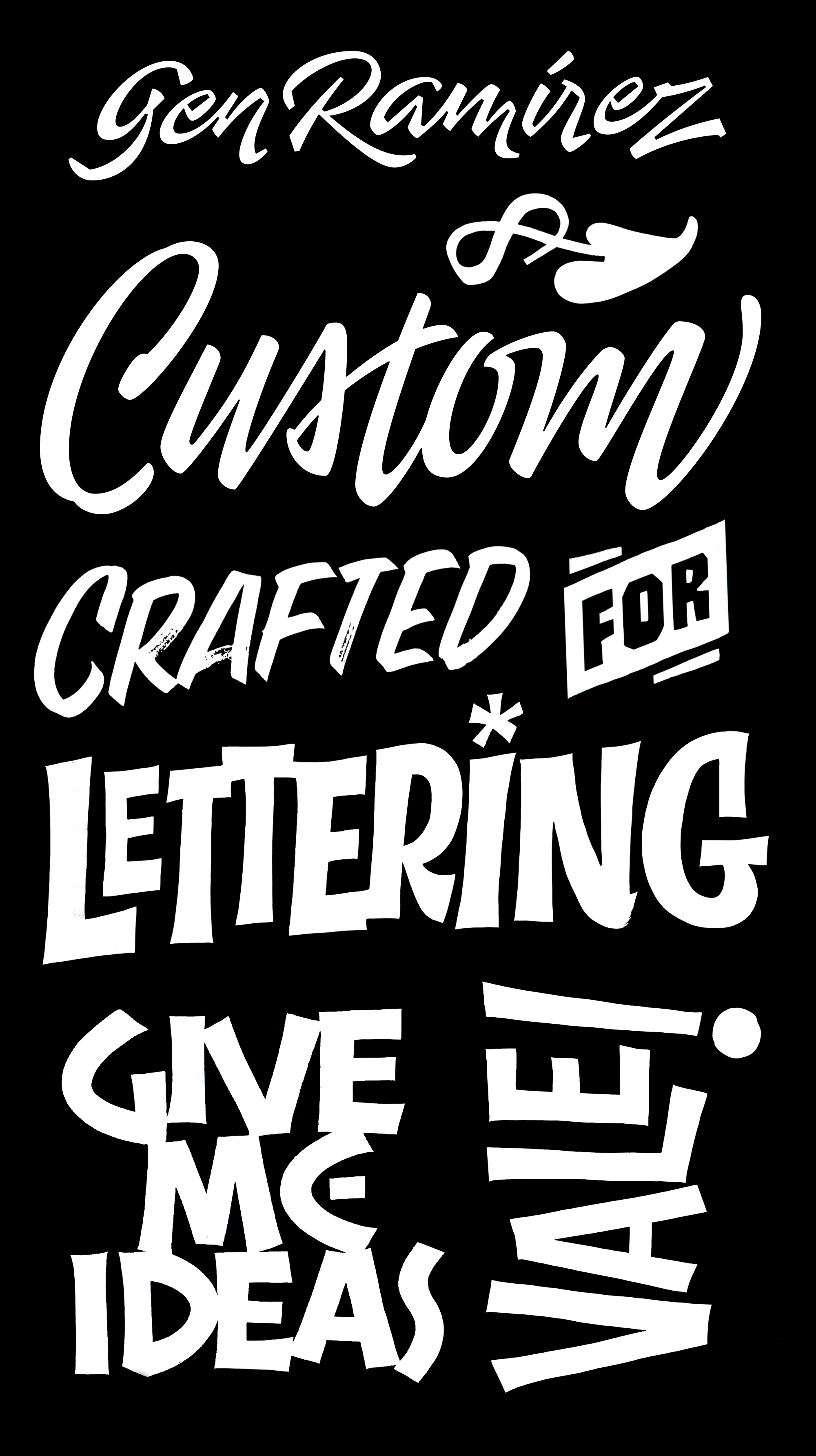 Lettering examples