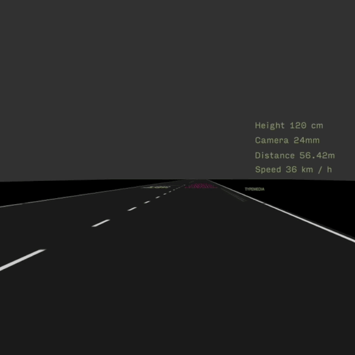Simulation of Entorno Roadmark in a virtual environment 
