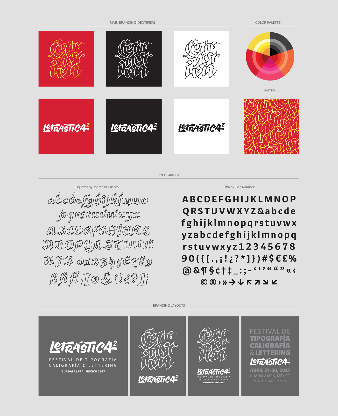 Letrastica branding elements